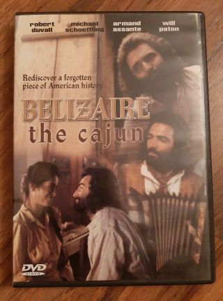 Belizaire The Cajun/rare/oop/historical/drama/romance/armand Assante/vg Shape