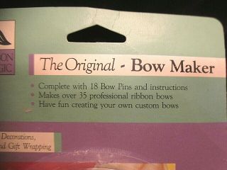 Vintage Ribbon Magic Bow Maker and Bow Pins 2
