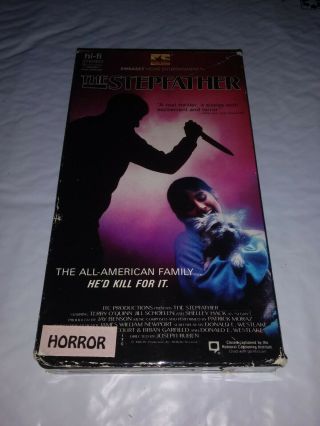 The Stepfather Vhs Embassy Home Entertainment Rare Horror Slasher 1987