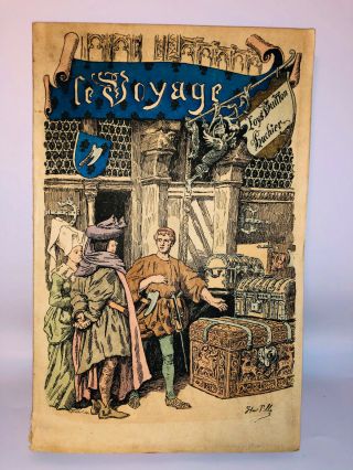 Auth Louis Vuitton Rare Trunk Book Le Voyage 1894 Edition Museum Piece