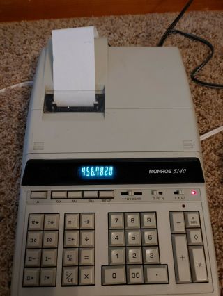 Monroe 5140 Electric Calculator Adding Full Size Business Machine