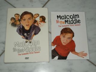 Malcolm In The Middle - The Complete First Season Dvd,  2002,  3 - Disc Set Rare Oop