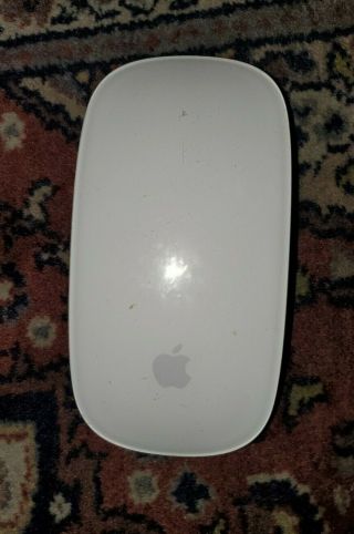 Rare Apple A1296 Bluetooth Wireless Laser Multi - Touch Magic Mouse
