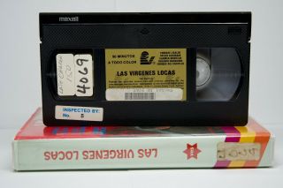 Las Virgenes Locas VHS Mexi Spanish 1972 Rare Horror Thriller Drama Htf 3