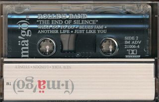 Rollins Band The End of Silence RARE promo advance cassette 1992 2