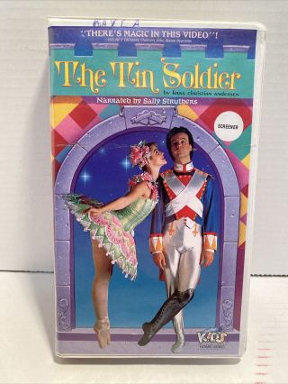 The Tin Soldier Vhs Screener Just For Kids Home Video Demo Rare