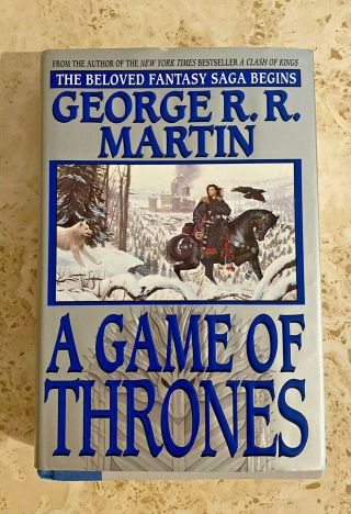 Rare A Game Of Thrones Book 1 Thus Hardcover Jon Snow 2002 Stephen Youll Edition