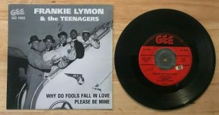 Rare 45 7 " Sp Frankie Lymon & The Teenagers Why Do Fools Fall In Love
