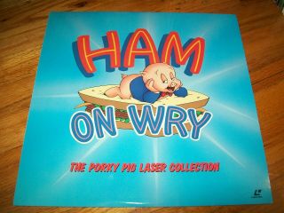 Ham On Wry Laserdisc Ld Very Rare Looney Tunes Porky Pig