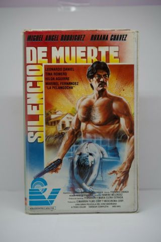 Silencio De Muerte Vhs Mexi Spanish Rare Horror Thriller Slasher 1991