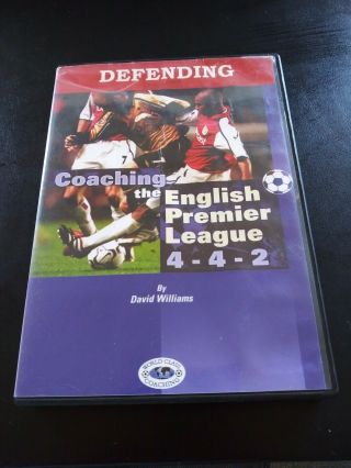 Coaching The English Premier Soccer League 4 - 4 - 2 Defending David Williams Rare