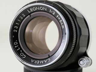 Rare Leotax Leonon 5cm / F2 Ltm39 Lens " As - Is " From Japan 2311