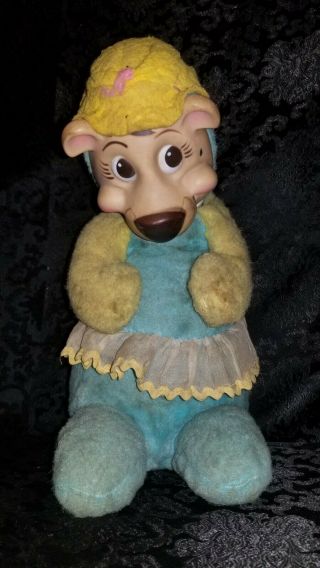 Rare 1959 Cindi Bear Plush Doll Yogi Huckleberry Hound Hanna Barbera