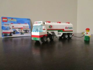 Vintage (1992) Lego Town Fuel Tanker Truck Set 6594 Gas Transit - Very Rare