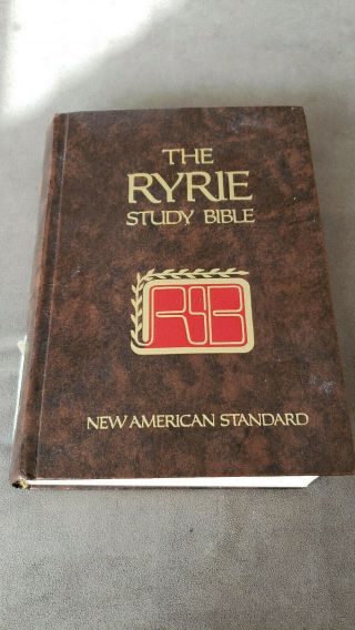 The Ryrie Study Bible Testament - 1978.  Hard Cover Is Backwards - Very Rare.