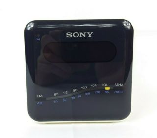 Sony Icf - C101w White Dream Machine Alarm Clock Radio,