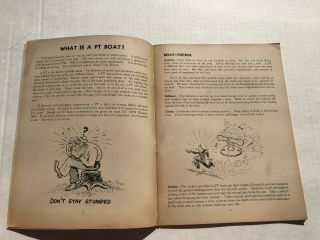 Rare 1945 US Navy Know Your PT Boat Booklet Given to Sailors 3