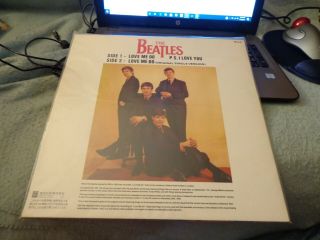The Beatles,  Love Me Do/p.  S.  I Love You/ Mono/ Japanese Vinyl 12 Inch Rare