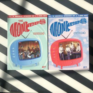 The Monkees Seasons 1 And 2 Dvd Rare Oop Htf