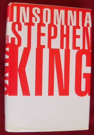 Insomnia By Stephen King (1994) - 1st - 1st - Rare -