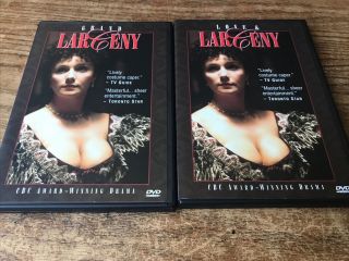 Grand Larceny 1985 Dvd 2 - Disc Set Cbc Oop Htf Rare Tv Movie Crime Drama