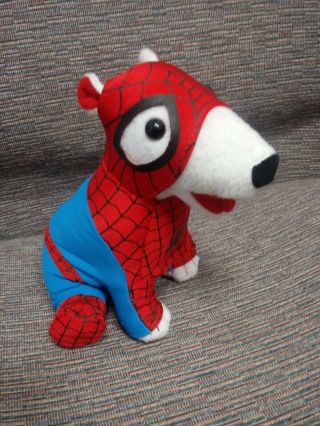 2013 Target Bullseye 7 " Plush Dog Marvel Spiderman Spider - Man - Very Rare