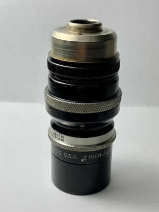 Very Rare B&h Co.  " Bell & Howell " Telate 2icnh " Inch F/3.  5 Lens