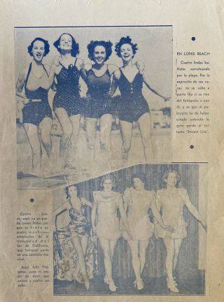 Rare Vtg 1930s Sheet Music “muneca De Oro Cancion Vals”/gonzalez Jimenez/photos