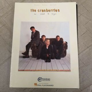 The Cranberries: No Need To Argue 1995,  Oop/rare Paperback Vocal Piano Guitar