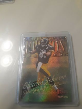 Rare 1999 Charles Johnson Precious Metal Gems 40/50 Steelers