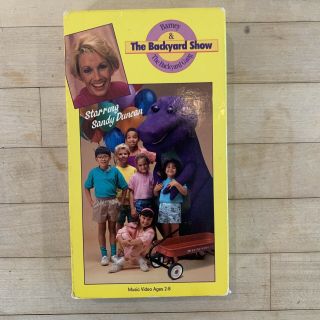 Very Rare - Barney - The Backyard Show (vhs,  1988) Sandy Duncan • 1st Release