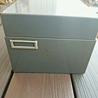 Vintage Steelmaster Single Drawer Industrial Index Card File Cabinet