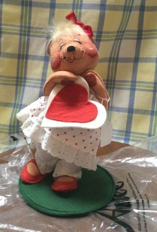 Annalee Mobilitee Doll Vintage Valentine Girl Bear