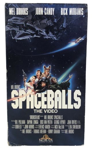 Spaceballs The Video Vhs (mel Brooks,  John Candy,  Rick Moranis) 1987 - Htf Rare