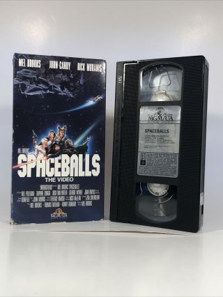 Spaceballs The Video VHS (Mel Brooks,  John Candy,  Rick Moranis) 1987 - HTF RARE 2