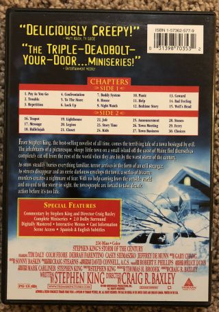 Storm of the Century (DVD,  1999,  Complete Miniseries) Very Rare OOP 2