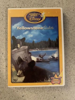 Yellowstone Cubs Dvd The Wonderful World Of Disney Like W/ Insert Oop Rare