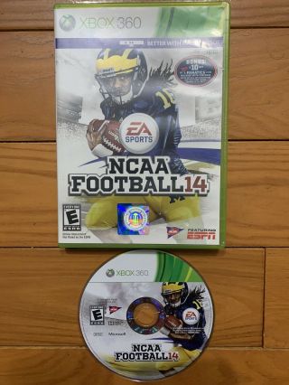 Ncaa Football 14 (xbox 360,  2013) Microsoft Rare Hard To Find Fast