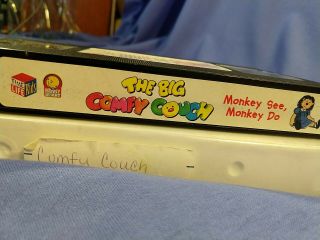 The Big Comfy Couch: Vhs Time Life Kids 1995 Monkey See Monkey Do Rare Htf