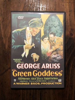 The Green Goddess Dvd 1930 Rare George Arliss Alice Joyce Classic Silent Film