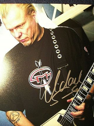 Scorpions Michael Schenker Group Msg Signed Autographed 8x10 Picture Rare