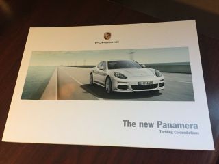 Rare 2013 The Porsche The Panamera Auto Dealer Brochure Booklet