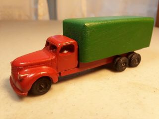 Authenticast Very Rare Ho Scale 1:87 Vintage 40s 50s Lead Chevy Box Van Truck