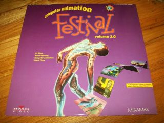 Computer Animation Festival Volume 2.  0 Laserdisc Ld Rare