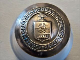 Rare Pre Wwi Canadian Army Button Lord Strathcona 