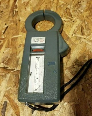 Vintage Sperry Snap 9 Clamp On Meter With Case