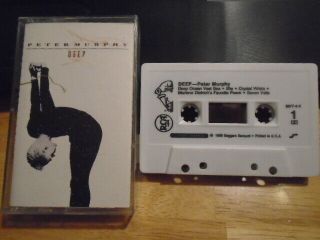 Rare Oop Peter Murphy Cassette Tape Deep 1989 Bauhaus The Fall B - Movie Uk Decay