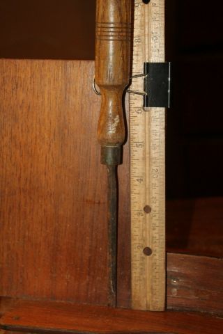 Antique Wood Handle Chisel 1/4 " Marples Angled
