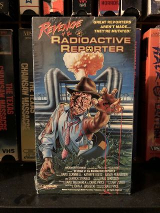 Revenge Of The Radioactive Reporter Vhs - Shrinkwrap - Very Rare