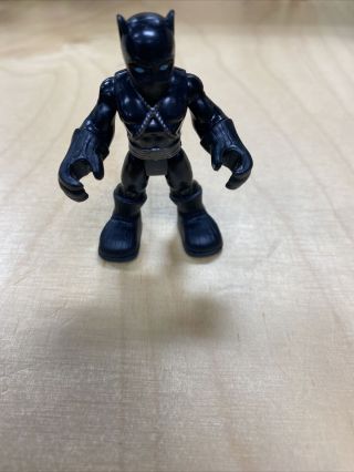 Fisher Price Imaginext Black Panther Marvel Heroes Action Figure Toy Rare Htf